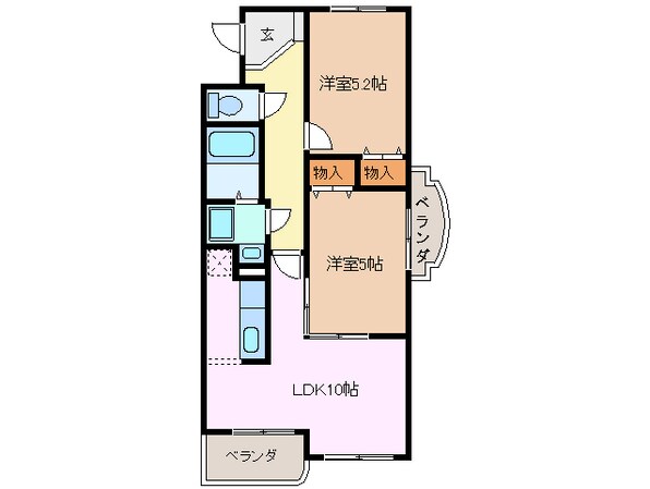 サニーパレス・Ｋの物件間取画像